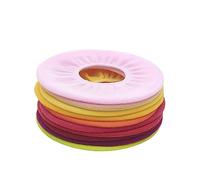 HOMSFOU 10pcs O-Shaped Toilet Seat Covers Pads Soft Warm Bathroom Accessories Novelty Seat Pad