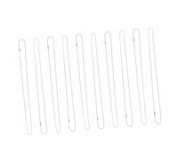 HOMSFOU 10pcs Pet Chain Necklace Ball Chains Necklace Easy to Adjust Length Doesn't Cause Allergic Reactions Alloy Silver Sturdy for Dogs and Cats Practical Pet Supplies