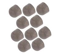 HOMSFOU 10pcs Replacement Mesh Fiber Tips for Touchscreen Pen Tips Conductive Cloth Nib Compatible Tablet Accessories and Stylus Pen Supplies