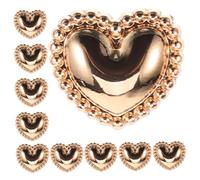 HOMSFOU 10pcs Retro Metal Buttons for DIY Sewing Coat and Jacket Buttons Elegant Decorative Fasteners for Clothing Crafts for Suits and Home Decor