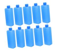 HOMSFOU 10pcs Reusable Ice Packs for Air Coolers, Blue Pe Material Slim Freezer Blocks Easy to Use Design, for Providing Cool Relief Wherever You Go in Summer Or Office