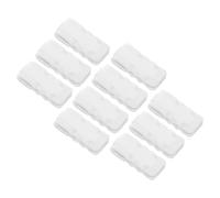 HOMSFOU 10pcs Reusable Vacuum Sealer Zipper Clips Compression Storage Bag Sealers for Food and Quilt Fresh Keeping, Convenient Multi-purpose Vacuum Bag Clips for Home and Travel