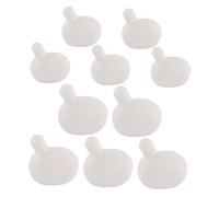 HOMSFOU 10pcs Silicone Press Bubble Insert for Crochet Squeeze Ball Durable Safe DIY Replacement Plush Doll Inner for Family Bonding Creativity