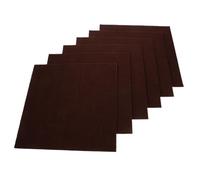 HOMSFOU 10pcs Thickened Carpet Tiles Soft Exercise Floor Mats for Boys and Girls Adults Non- Puzzle Design for Home Living Playroom Gym Use Brown