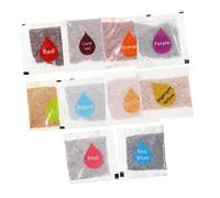 HOMSFOU 10Pcs Tie Dye Powder Kits for DIY Fabric Dyeing Non Fading Pigments for Adults Vibrant Colors for Creative Projects for Family Fun and Custom Designs