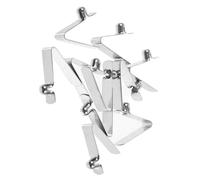 HOMSFOU 10pcs Umbrella Marbles Umbrellas for Rain Shrapnel Locking Tube Pin Umbrella Spring Snaps Umbrella Repair Kayak Paddle Snaps Umbrella Accessories Steel Clip Telescopic