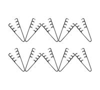HOMSFOU 10pcs Wide-tooth Hair Comb Set for Daily Volume Boost and Gentle Scalp Massage, Anti-static Abs Material Styling Tool for Men and Women, for Creating Fluffy Texture and Maximum