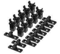 HOMSFOU 10sets Push Latches Door Top Locks Touch Latch for Trash Can Lid Self-Locking Press Switch Easy Installation for Secure Hold in Kitchen Workshop Bedroom