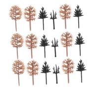 HOMSFOU 116pcs Mixed Miniature Tree Models for DIY Dioramas and Model Railways Realistic Micro Landscape Supplies for Sand Tables Fairy Gardens and Architectural Scenery Crafting