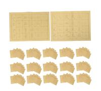 HOMSFOU 120pcs Chinese Calligraphy Paper Sheets for Beginners Handwriting Tracing Practice with Standard Kai Script Strokes Brush Control Training for Precise Stroke Techniques and