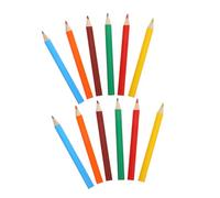 HOMSFOU 120pcs Mini Pre Sharpened Colored Pencils Bulk Short Fat Drawing Pencils for Thick Wood Art Supplies for School Sketching and Coloring Creativity