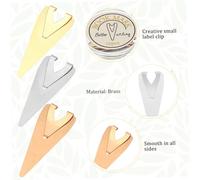 HOMSFOU 12Pcs Brass Metal Bookmarks Page Darts Smooth Edge Book Markers for Readers Students Teachers Gift