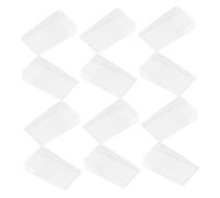 HOMSFOU 12PCS Furniture Leveling Wedges Adjustable Plastic Shims for Uneven Floors Door Stops and Furniture Stabilization Stylish and Design for Home Use