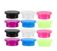 HOMSFOU 12pcs Leak-Proof Glass Vial Replacement Caps for 3ml Insulin Bottles, Dust-Proof Laboratory Vial Covers, Reusable Protective Lids for Clinical and Medical Use