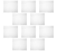 HOMSFOU 12pcs Pet Cage Liners 21x26cm 100 Zip Ties, Removable Splash Guard for Small Animal Cages, Urine Protection Shield for Bunny, Hedgehog, and Guinea Pig Habitats