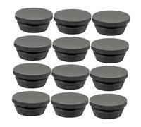 HOMSFOU 12pcs Rubber Hole Plugs Air Conditioner Drain Stopper 20mm Diameter Rubber Stoppers Inserts for Ac Drain Holes Replacement Kit