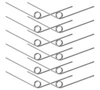 HOMSFOU 12pcs Stainless Steel Replaceable Springs for Pruners High Branch Pruner Spring Parts Garden Clippers Handheld Pruning Shears for Gardening Tools