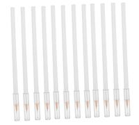 HOMSFOU 12pcs White Water Soluble Fabric Pencils for Sewing Quilting Tailors Chalk Marking Pens with Fine Tip for Dressmakers DIY Crafts All Fabrics