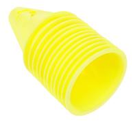 HOMSFOU 12pcs Yellow PE Skating Marker Cones 8cm Compact Shape | Sturdy PE Build, Stable Ground Stance, Natural Deformation, Roller Skating Use, Yellow Finish