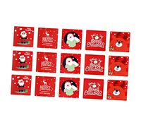 HOMSFOU 15Pcs DIY Christmas Greeting Cards with Envelopes Holiday Postcards for Students and Friends Random Styles Festive Memo Cards for Seasonal Wishes