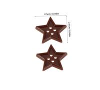 HOMSFOU 180pcs Assorted Star Buttons for Sewing and DIY Crafts Colorful Five Pointed Plastic Buttons for Handmade Decorations and Clothing Accessories Smooth Finish with Fine Detailing
