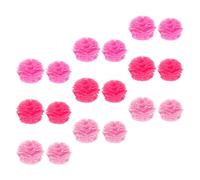 HOMSFOU 18pcs Pink Tissue Paper Flower Balls for Birthday Wedding Party Decorations Versatile Hanging Floral Decor for Celebrations Easy Installation and Stunning Backdrops