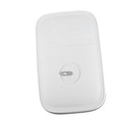 HOMSFOU 1pc Organizer Drawer Refrigerator Storage Bin Hollow Design for Freshness Stackable Holder for Kitchen and Fridge Ivory White