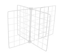HOMSFOU 1set Adjustable Fridge Divider Iron Mesh Shelf Separators for Freezer Organization Space-saving Design for Home Kitchen and Installation Airflow Optimization