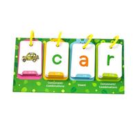 HOMSFOU 1set Educational Flash Cards for Preschool Learning Visual Word Cards Interactive Elements for Early Reading Spelling and Language Development Classroom Travel