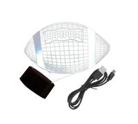 HOMSFOU 1set Effect Rugby Night Control Led Lamp Seven Options for Home Decor and Bedroom Ambiance Unique USB Powered Table Lamp for Boys and Girls and Sports Fans
