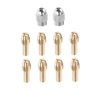 HOMSFOU 1set Rotary Tool Collet Brass Collet Drill Chuck Bit for Electric Drill Chuck
