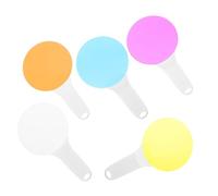 HOMSFOU 1set Transparent Color Learning Sheets for Students Science Color Cognitive Prop Educational Plates for Preschool and Elementary Classroom Exploration 5sheets