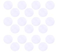 HOMSFOU 2 Bags DIY Hair Pin Accessory White Polyester round Felt Pieces for Safe and Creative Decorative Headdress Making, for Hairdressers and Craft Projects