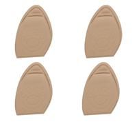 HOMSFOU 2 Pairs Nude Forefoot Cushions Non-Slip Sponge Foot Relief Shoe Inserts for High Heels Front Foot Support and Comfort