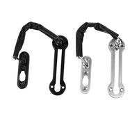 HOMSFOU 2 Pcs Anti-Theft Door Chain Locks with Bolt Safety Lock for Homes Apartments Hotels Easy Unlock from Inside Partial Door Opening Security Chain Bolts