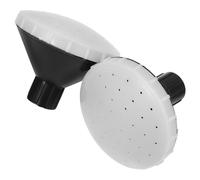 HOMSFOU 2 Pcs Watering Can Rose Head Nozzle 22mm Inner Thread Replacement Sprinkler Spout Cap Grey Plastic Garden Shower Head for Indoor Outdoor Plant Watering