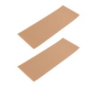 HOMSFOU 2 Pieces Anti-Slip Sole Sticker 1.1mm Thickness, Nude Wave Pattern Shoe Sole Protectors for Wear Resistance, Self-Adhesive Shoe Accessories Suitable for High Heels and Everyday