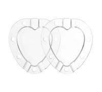 HOMSFOU 2 Pieces Heart Shape Fruit and Vegetable Growing Molds, Multi-Function Tomato and Cucumber Shaping Tools for Garden DIY Fruit Shaper, Convenient Plant Growth Accessories