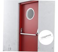 HOMSFOU 2 Sets Concealed Spring Bolt Stainless Steel Latch Lock for Fire Doors Security and Privacy Enhancement Internal Door Safety Lock Easy Installation