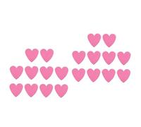 HOMSFOU 20 Pcs 30 Magnetic Stickers Wedding Decor Decorative Fridge Magnets Heart Magnets for Refrigerator Fridge Refrigerator Magnet Sticker Kitchen Magnet Calendar Love Door Sticker 3d