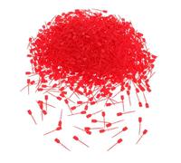 HOMSFOU 2000pcs Fire Extinguisher Tamper Seals Lightweight Security Zip Ties for Fire Equipment Management High Visibility Safety Pins Easy Installation Red
