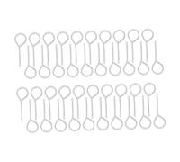 HOMSFOU 200pcs Fire Extinguisher Pull Pins Replacement Stainless Steel Fire Equipment Lock Pins Durable Weather Resistant Compact Design for Industrial Use