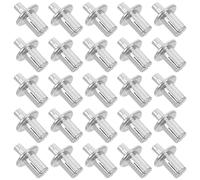 HOMSFOU 200pcs Knock-on Rivet Round Dome Rivets 5x7mm Silver Quick Installation Firm Connection for Automotive Industry and Machinery Manufacturing