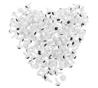 HOMSFOU 200pcs Plastic Doll Eyes Simulation for Diy Puppet Craft Soft Toy Eyes Decorative Animal Craft for Boys and Girls