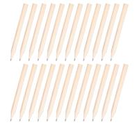 HOMSFOU 200Pcs Pre-Sharpened Hb Short Wooden Round Pencils Bulk Natural Mini Pencils for Office, Classroom, Crafts and Writing Supplies