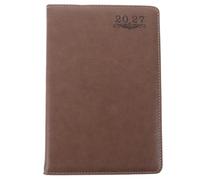 HOMSFOU 2027 Daily Planner Notebook English Schedule Book with Weekday Labeling and Versatile Note-taking, A5 Size Paper Organizer for Meetings and Creative Notes, Suitable for Teachers