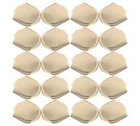 HOMSFOU 20pcs Historical Armor Crafting Materials Iron Dragon Scale Plates | White Finish, Lightweight Wear Resistant Build, Realistic Medieval Texture, Theater Production and Costume Parts