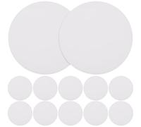 HOMSFOU 20pcs Light Diffusers Led Downlight Diffusion Plate Recessed Lighting Covers, Plastic, Anti-Glare White Spotlight