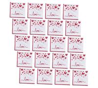 HOMSFOU 20pcs Love Printed Paper Napkins Disposable Luncheon Napkins Strong Absorbency Unique Print Design for Wedding Anniversary Celebrations and Valentine's Day