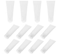 HOMSFOU 20pcs Refillable Lotion Tubes 50ml Matte Cosmetic Cream Squeeze Bottles with Screw Cap for Travel Skincare Hand Cream Face Wash Dispensing